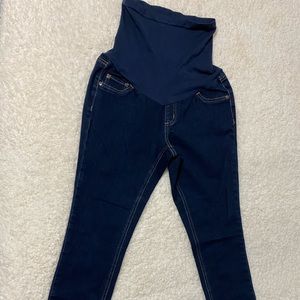 Indigo Blue full belly maternity jeans